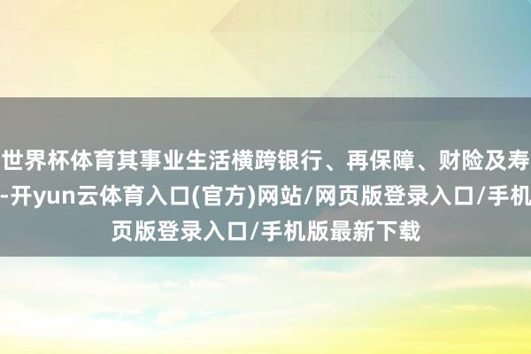 世界杯体育其事业生活横跨银行、再保障、财险及寿险多个领域-开yun云体育入口(官方)网站/网页版登录入口/手机版最新下载