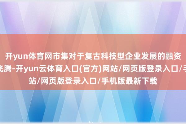 开yun体育网市集对于复古科技型企业发展的融资器具需求连续飞腾-开yun云体育入口(官方)网站/网页版登录入口/手机版最新下载